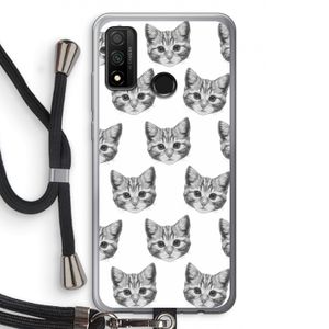 Kitten: Huawei P Smart (2020) Transparant Hoesje met koord