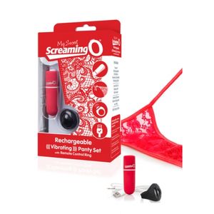 The Screaming O - Charged Remote Control Panty Vibe Rood