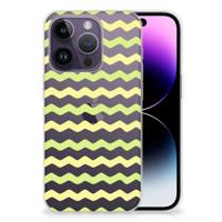 Apple iPhone 14 Pro | TPU bumper | Waves Yellow