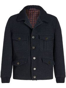 ETRO veste bomber à bords contrastants - Noir