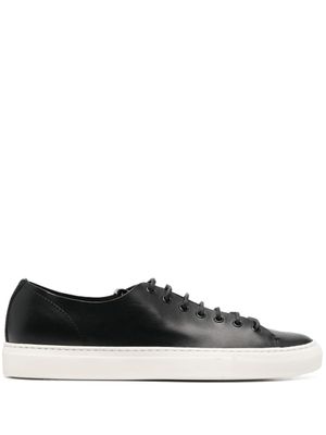 Buttero baskets en cuir de veau à lacets - Noir