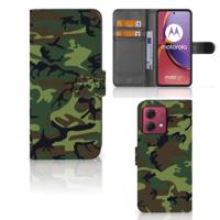 Motorola Moto G84 | Telefoon Hoesje | Army Dark