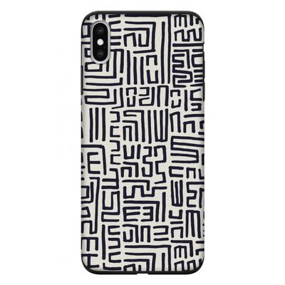 Moroccan Print: iPhone XS Max Tough Case
