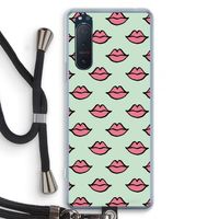 Lipjes: Sony Xperia 5 II Transparant Hoesje met koord