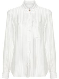 Paul Smith chemise rayée en satin - Tons neutres