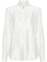 Paul Smith chemise rayée en satin - Tons neutres