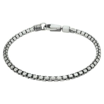 Armband Zilver Oxi Venetiaans 3,5 mm breed en 20 cm lang