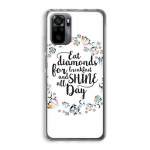 Diamonds: Xiaomi Redmi Note 10 Pro Transparant Hoesje