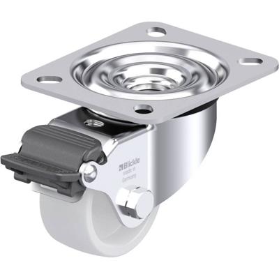 Blickle LE-PO 60G-RA Plaatstalen zwenkwiel Wieldiameter: 60 mm Draagvermogen (max.): 150 kg 1 stuk(s)