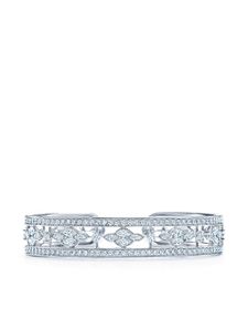 KWIAT bracelet torque Trellis en or 18ct orné de diamants - Argent