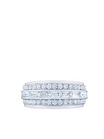 KWIAT bague Cascade Linear en or blanc 18ct ornée de diamants - Argent