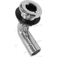 THTH-1290CP - 90 DOORVOERFITTING VOOR 29 MM SLANGEN.