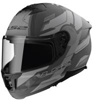 LS2 integraalhelm "ff808 stream ii shadow". helmet ff808 stre.ii shadow xxl grey matt