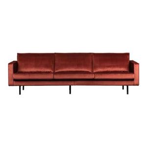 BePureHome Rodeo 3-zitsbank - Velvet - Chestnut