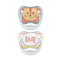 Dr Brown's Fopspeen prevent animal faces F1 blauw Dr Brown's Fopspeen prevent animal faces F1 blauw