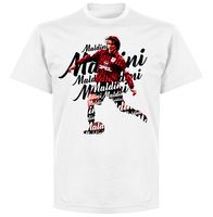 Paolo Maldini Milan Script T-Shirt