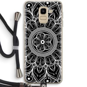 Roses Are Red: Samsung Galaxy J6 (2018) Transparant Hoesje met koord