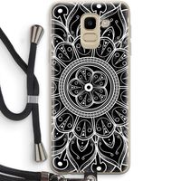 Roses Are Red: Samsung Galaxy J6 (2018) Transparant Hoesje met koord