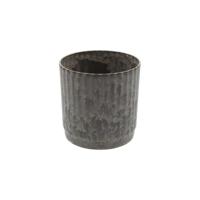 Bloempot Melamine ribbel dia17x18cm
