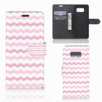Samsung Galaxy S8 Plus | Telefoon Hoesje | Waves Roze