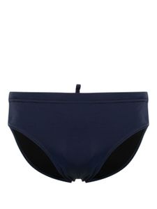 DSQUARED2 slip de bain à logo imprimé - Bleu