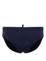 DSQUARED2 slip de bain à logo imprimé - Bleu