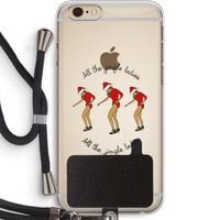 Jingle Ladies: iPhone 6 PLUS / 6S PLUS Transparant Hoesje met koord