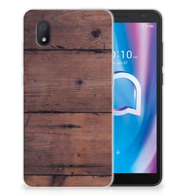 Alcatel 1B (2020) | Bumper Hoesje | Old Wood