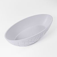 Vrijstaand bad Mondiaz Holm | 180x85 cm | Solid surface | Ovaal | Cale