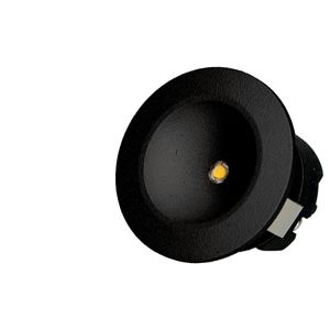 BR0043 LED-inbouw-/opbouwspot 1,5W 2700K excl. driver Zwart