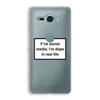 I'm dope: Sony Xperia XZ2 Compact Transparant Hoesje I'm dope: Sony Xperia XZ2 Compact Transparant Hoesje