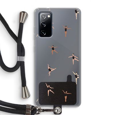 Dancing #1: Samsung Galaxy S20 FE / S20 FE 5G Transparant Hoesje met koord