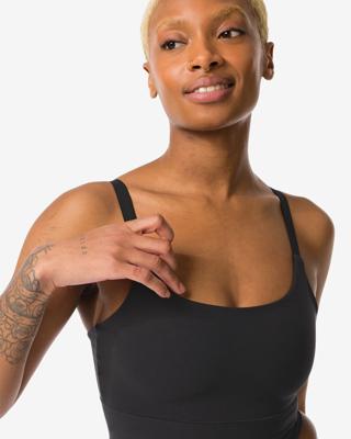 HEMA Niet voorgevormde top zonder beugel - ultimate comfort zwart (zwart)