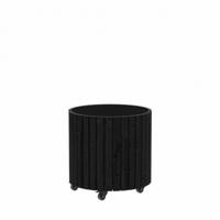 Zwarte Hoge Ronde Plantenbak - Ø55/55 CM