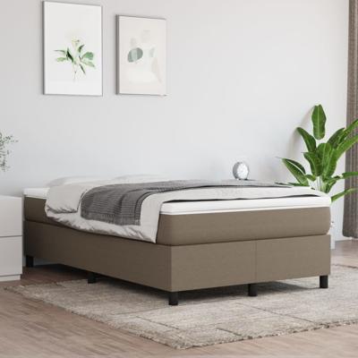 Bedframe zonder matras 120x200 cm stof taupe