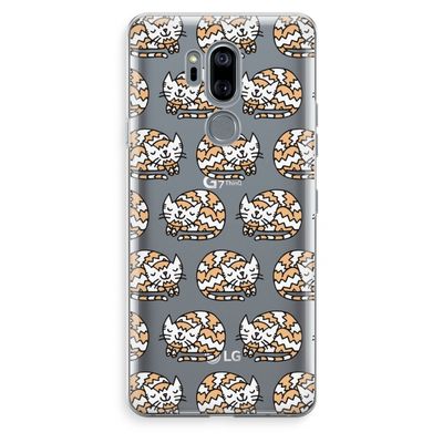Slapende poes: LG G7 Thinq Transparant Hoesje