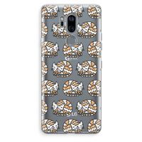 Slapende poes: LG G7 Thinq Transparant Hoesje