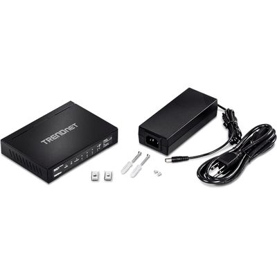 Trendnet TPE-TG611 netwerk-switch Gigabit Ethernet (10/100/1000) Zwart Power over Ethernet (PoE)