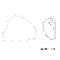 Filterset transmissieolie ADBP210068