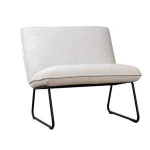 Bronx71 Scandinavische fauteuil Merle off white stof gemêleerd