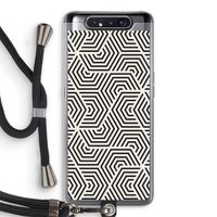 Magic pattern: Samsung Galaxy A80 Transparant Hoesje met koord