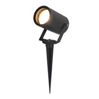 Spikey LED prikspot - GU10 4 Watt 345 lumen - Dimbaar - Kantelbaar - 2700K warm wit - IP65 Waterdicht - Zwart - Tuinspot - Pinspot