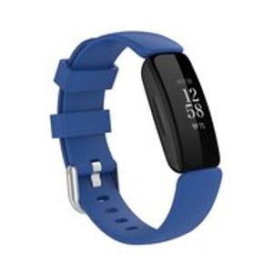 Fitbit Inspire 2 & Ace 3 - Sportbandje met gesp - Maat: Large - Donkerblauw