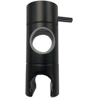 Wiesbaden Caral Glijstuk Mat Zwart voor Regendoucheset