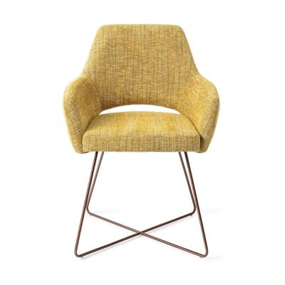 Jesper Home Yanai eetkamerstoel Lemon Limes cross rose