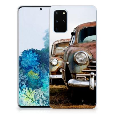 Samsung Galaxy S20 Plus | Siliconen hoesje | met foto Vintage Auto