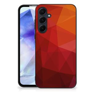 Backcover voor Samsung Galaxy A55 Polygon Red