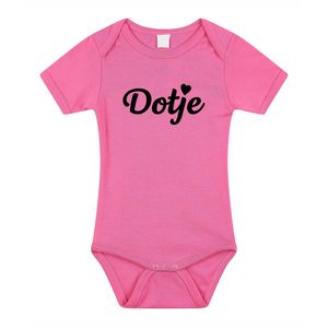 Dotje cadeau baby rompertje roze meisjes