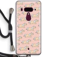 Ponys: HTC U12+ Transparant Hoesje met koord