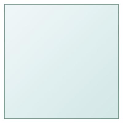 Tafelblad 30x30 cm gehard glas transparant